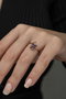 Heliophilia Silver Anillo de Plata de Ley 925 con Baño de Oro Rosa y Circón